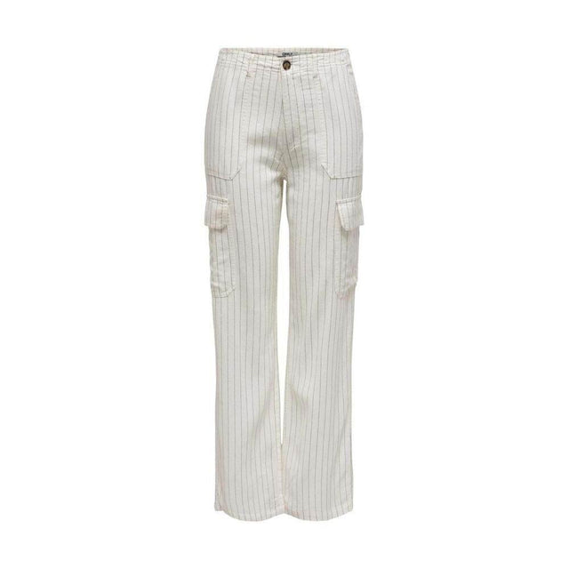 Only White Linen Jeans & Pant - Hilstor