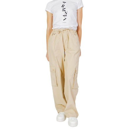 Only Beige Cotton Jeans & Pant - Hilstor