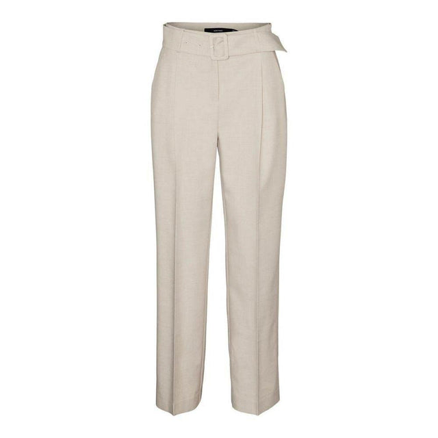 Vero Moda Gray Polyester Pant - Hilstor
