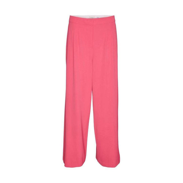 Vero Moda Pink Polyester Pant - Hilstor