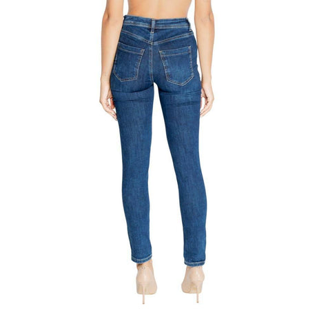 Street One Blue Cotton Mom Jean - Hilstor