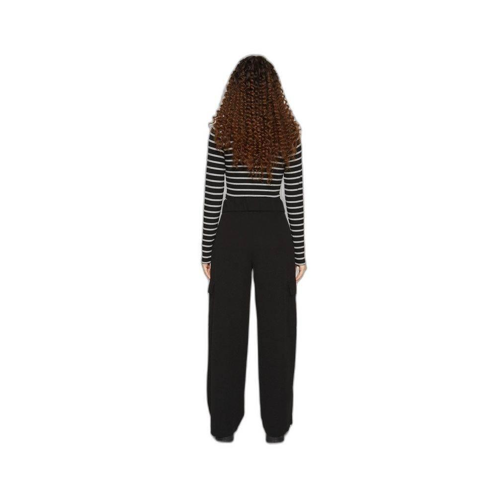Jacqueline De Yong Black Polyester Pant - Hilstor