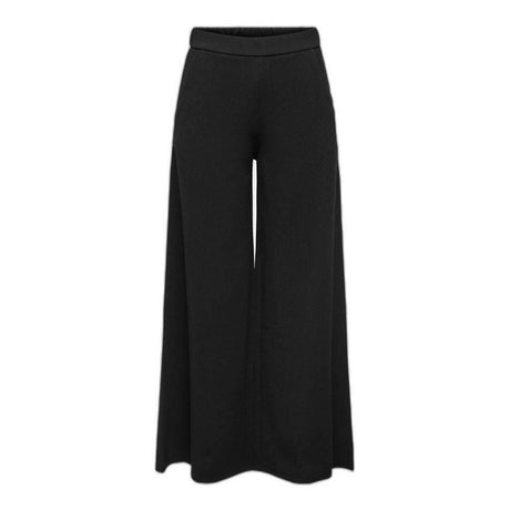 Jacqueline De Yong Black Recycled Polyester Pant - Hilstor