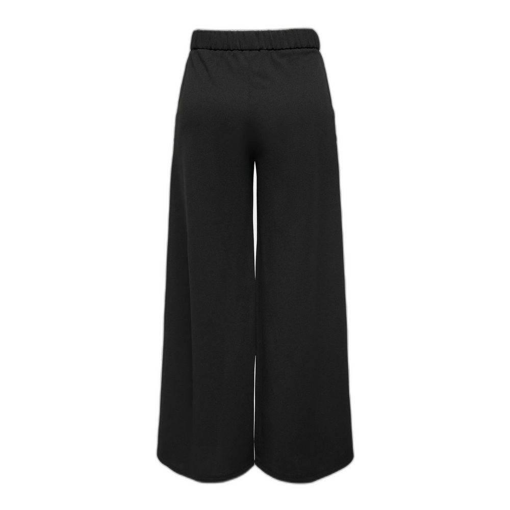 Jacqueline De Yong Black Recycled Polyester Pant - Hilstor