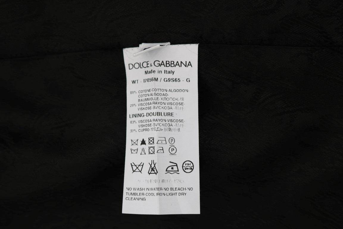 Dolce & Gabbana Black STAFF Cotton Vest - Hilstor