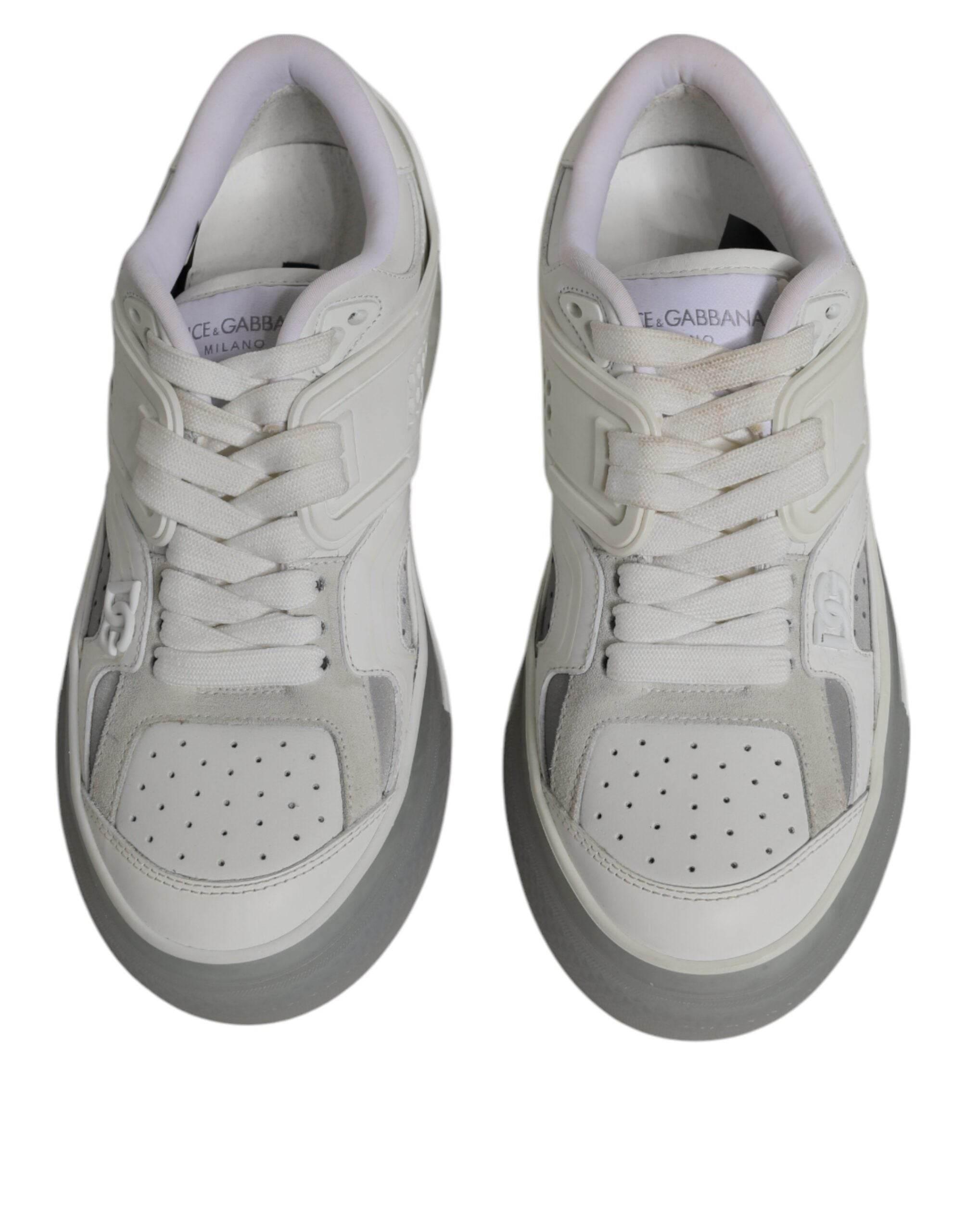 Dolce & Gabbana White DG Logo CUSTOM 2.Zero Sneakers Shoes - Hilstor