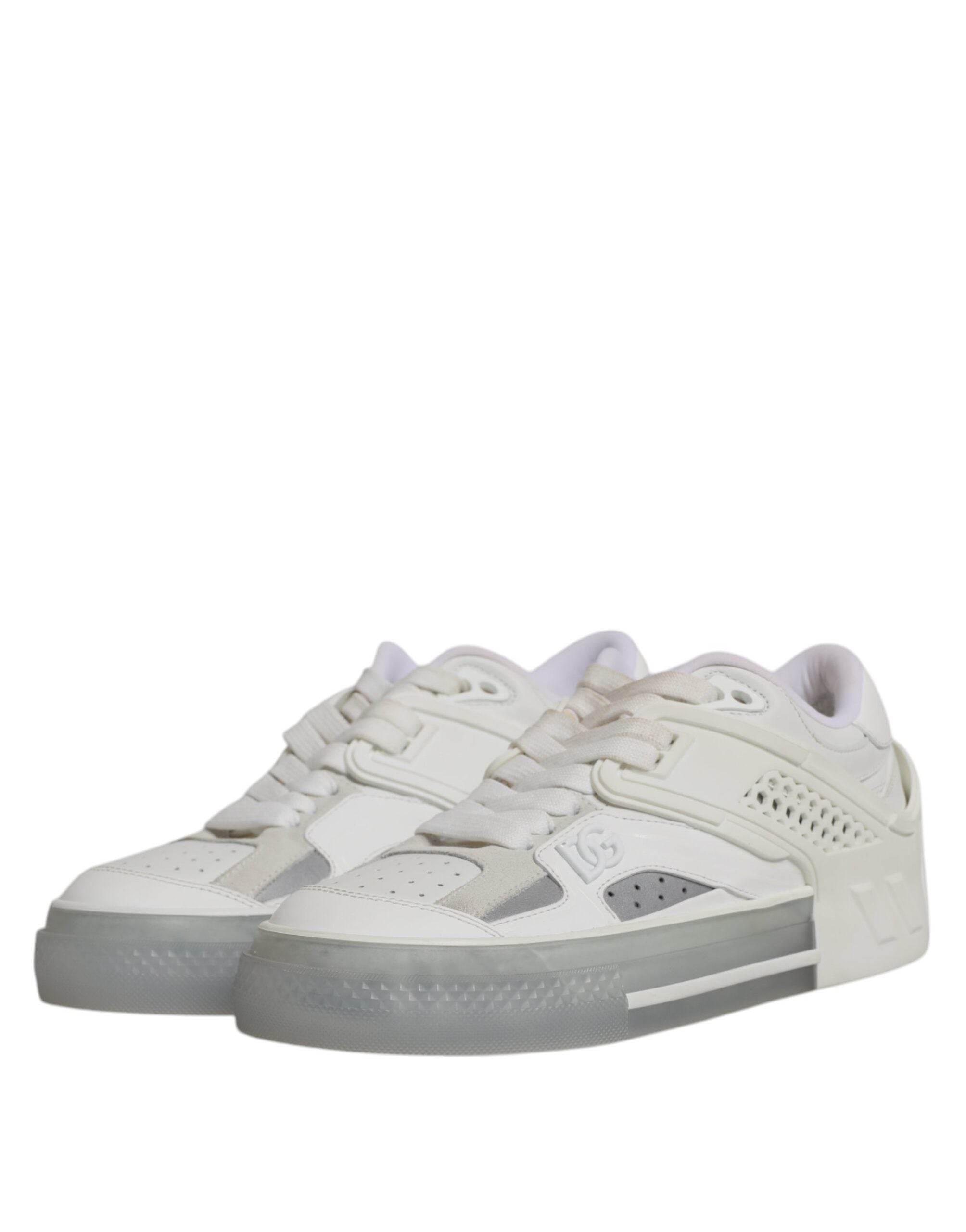 Dolce & Gabbana White DG Logo CUSTOM 2.Zero Sneakers Shoes - Hilstor
