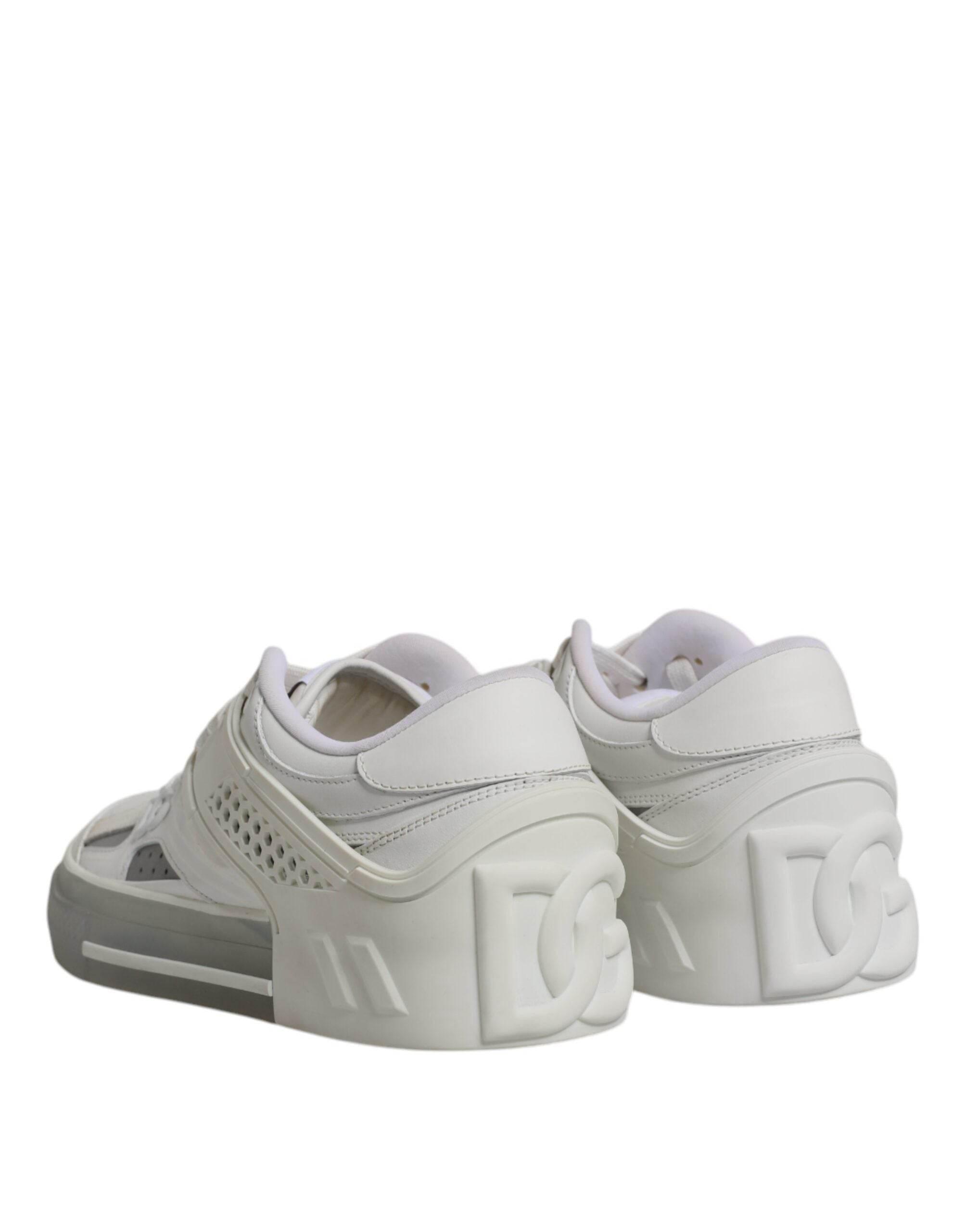 Dolce & Gabbana White DG Logo CUSTOM 2.Zero Sneakers Shoes - Hilstor