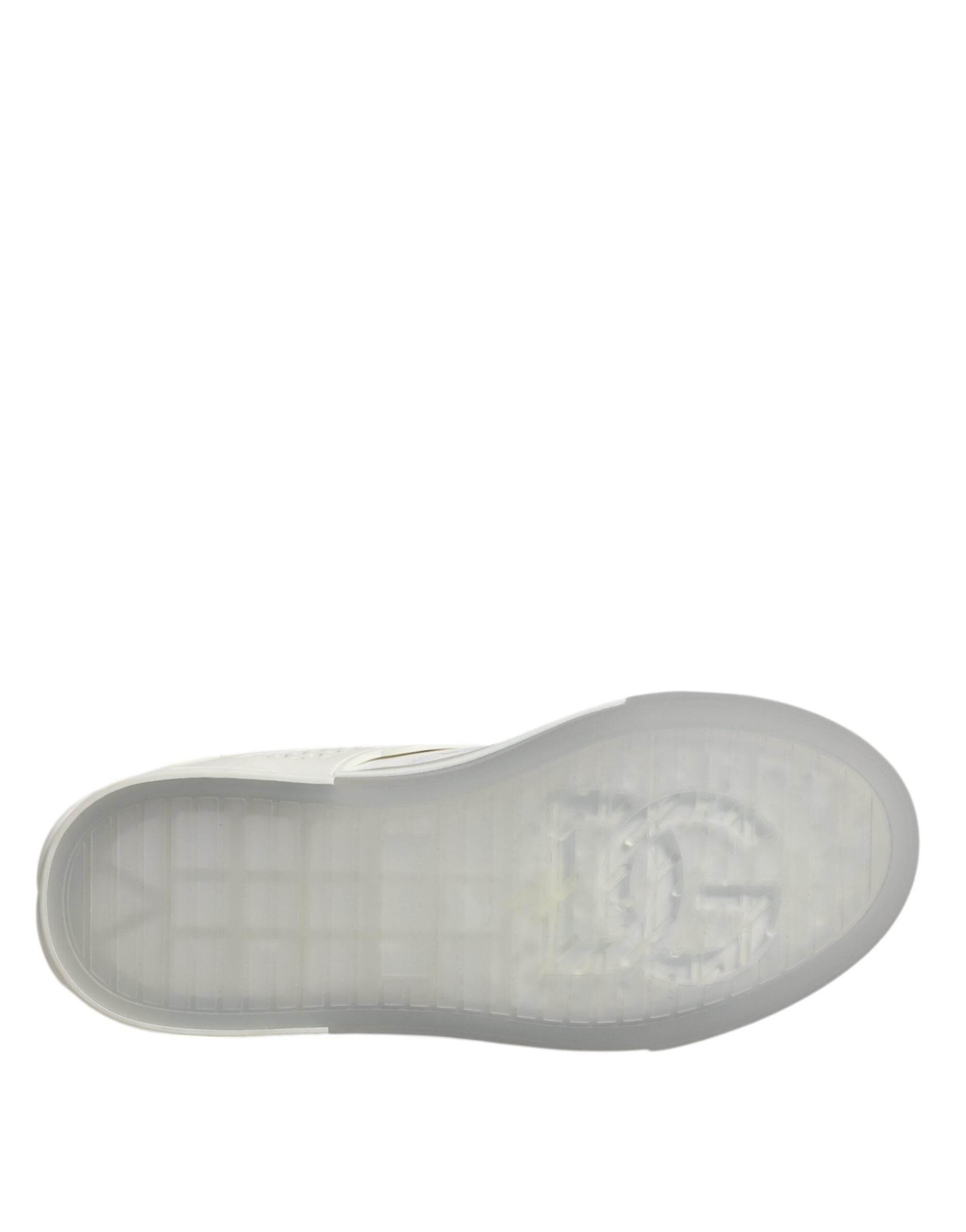 Dolce & Gabbana White DG Logo CUSTOM 2.Zero Sneakers Shoes - Hilstor
