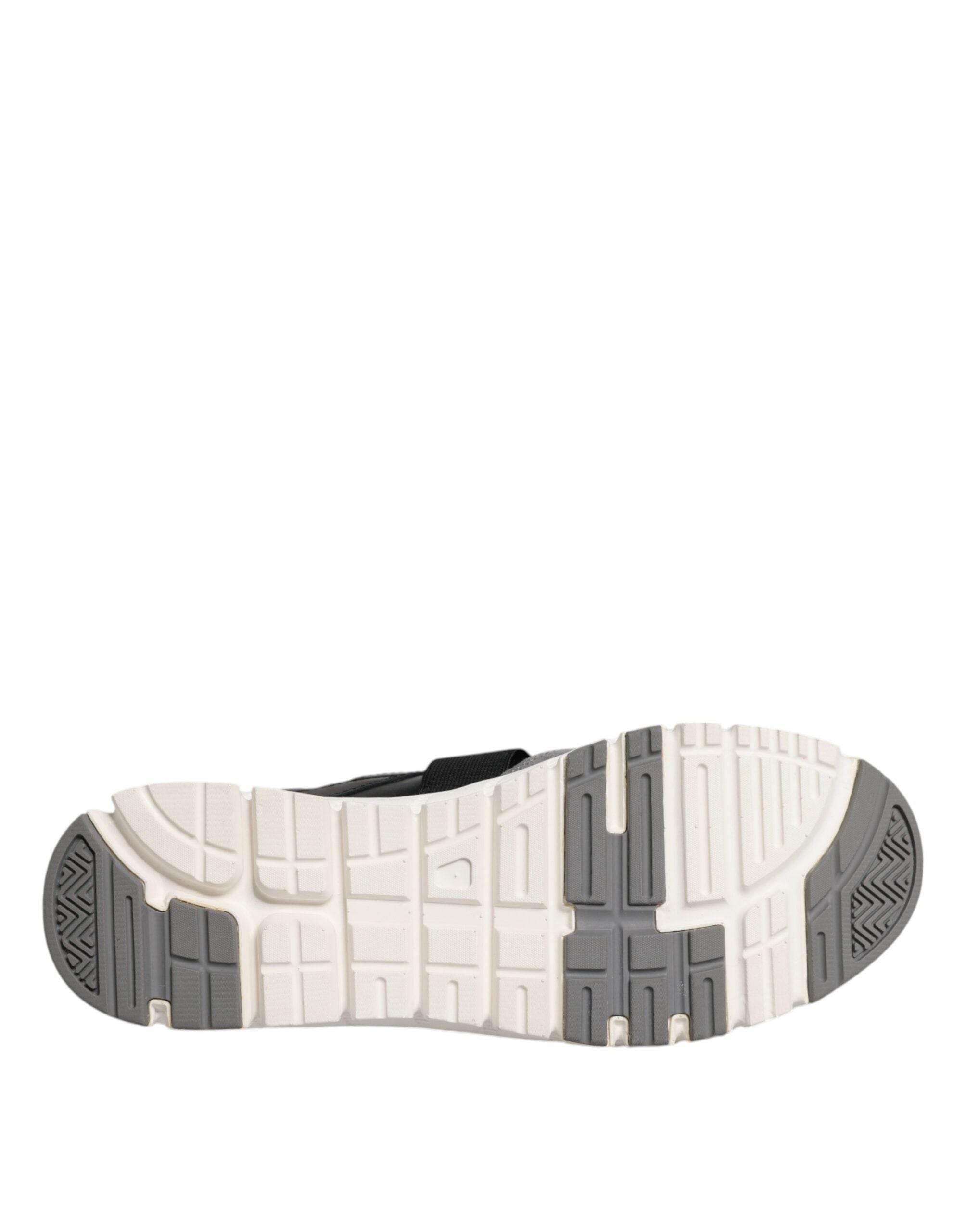 Dolce & Gabbana Multicolor Leather Suede Low Top Sneakers Shoes - Hilstor