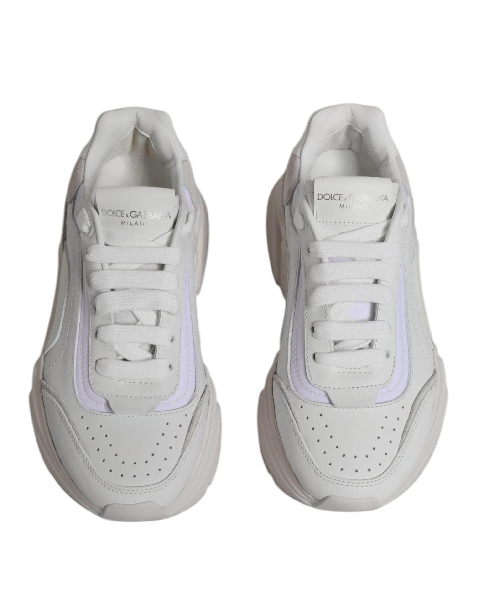 Dolce & Gabbana White Daymaster Low Top Sneakers Shoes - Hilstor