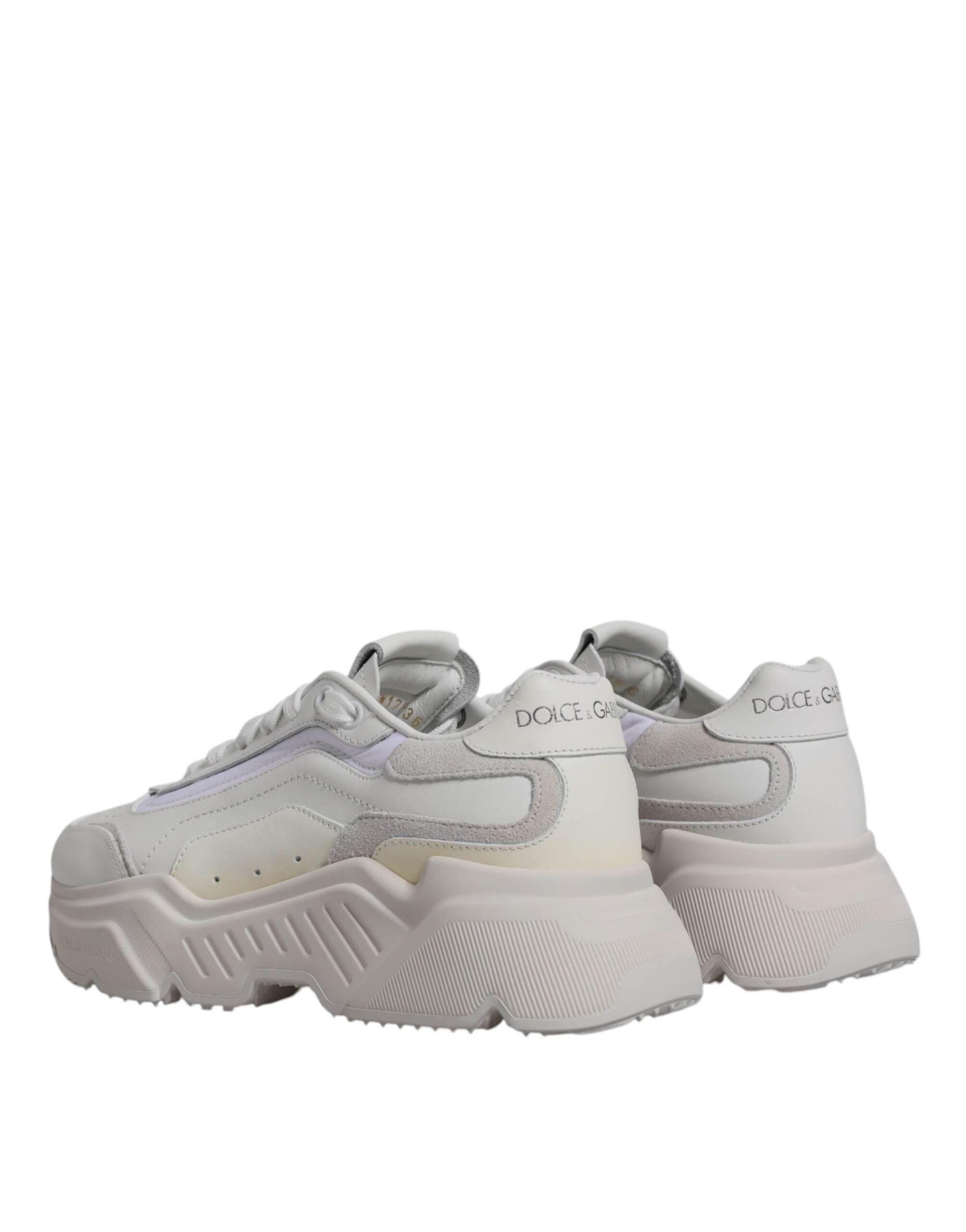 Dolce & Gabbana White Daymaster Low Top Sneakers Shoes - Hilstor