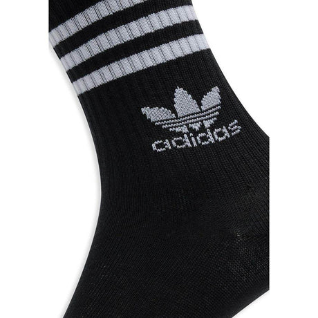 Adidas Black Cotton Sock - Hilstor