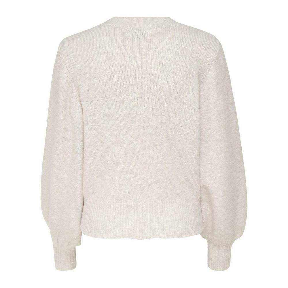 Only Cream Polyester Sweater - Hilstor