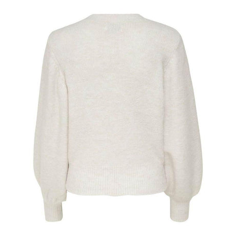 Only Cream Polyester Sweater - Hilstor