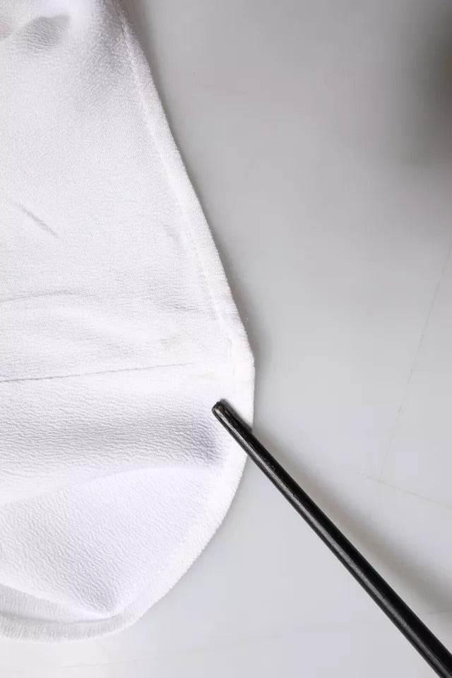 Fabiana Filippi White Spaghetti Strap Sleeveless Tank Top - Hilstor