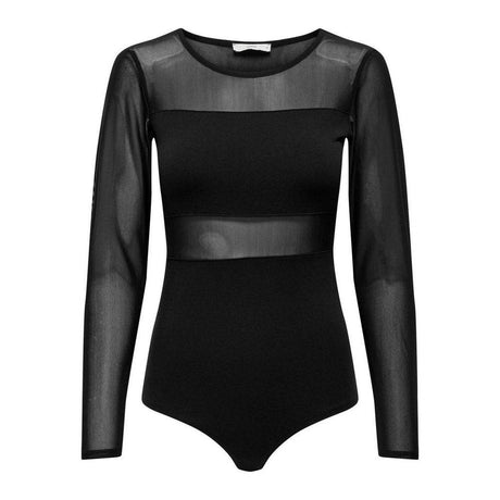 Only Black Cotton Tops & T-Shirt - Hilstor