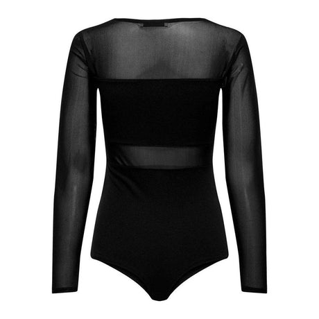 Only Black Cotton Tops & T-Shirt - Hilstor