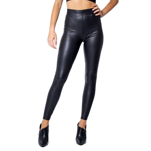 Only Black Polyester Jeans & Pant - Hilstor