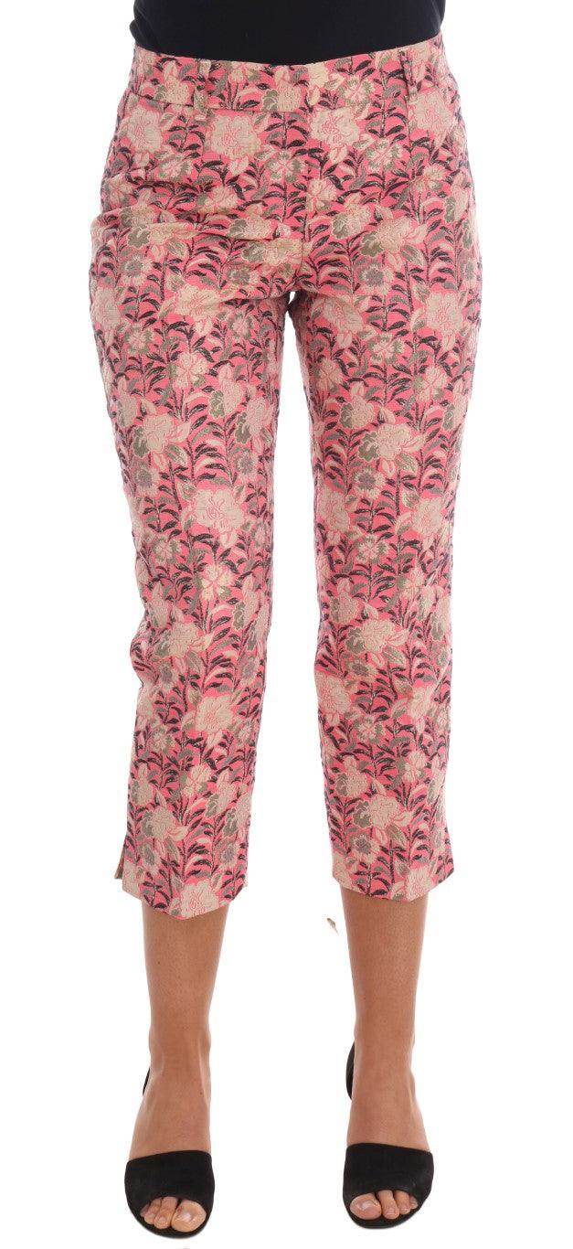 Dolce & Gabbana Elegant Floral Brocade Pants - Hilstor