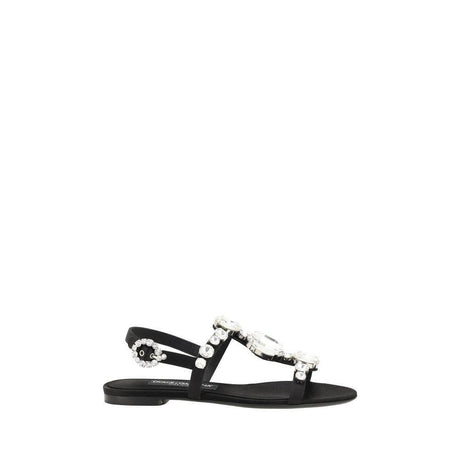 Dolce & Gabbana Jeweled Sandals - Hilstor