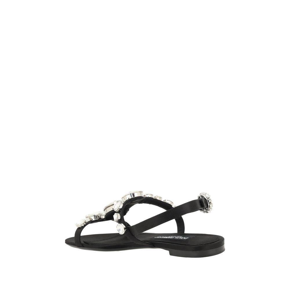 Dolce & Gabbana Jeweled Sandals - Hilstor