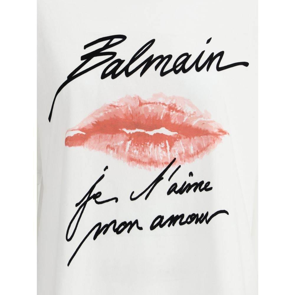 Balmain Kiss T-Shirt - Hilstor