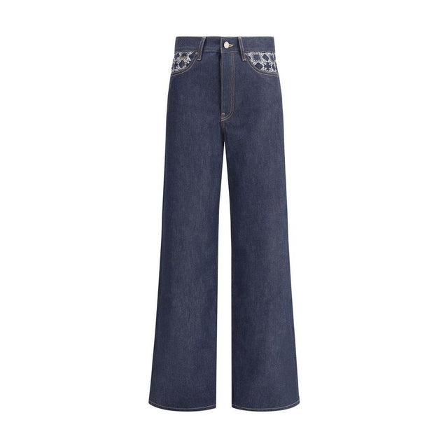Amiri Wide leg Jeans - Hilstor