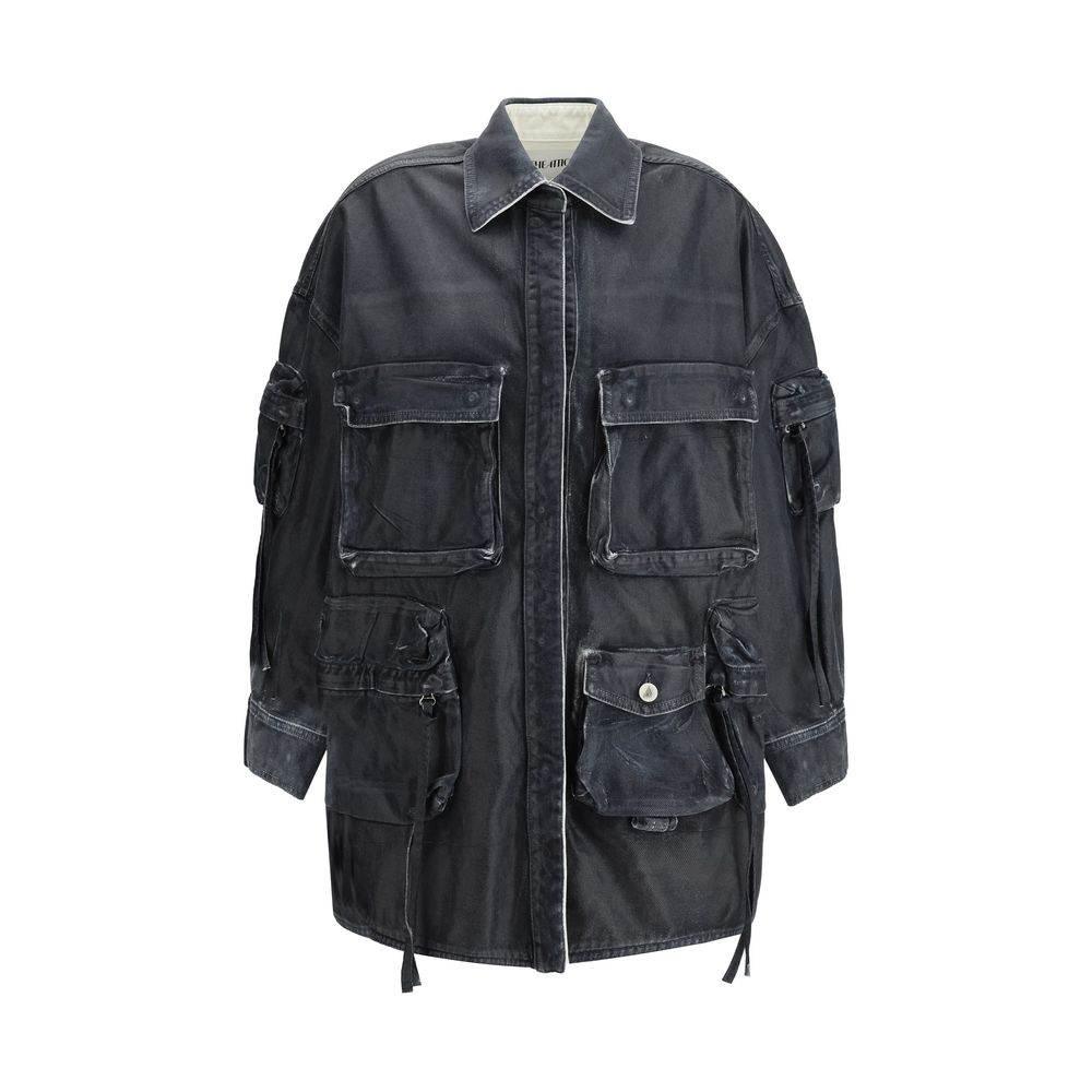 The Attico Fern Denim Jacket - Hilstor