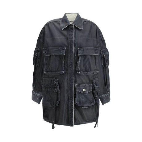 The Attico Fern Denim Jacket - Hilstor