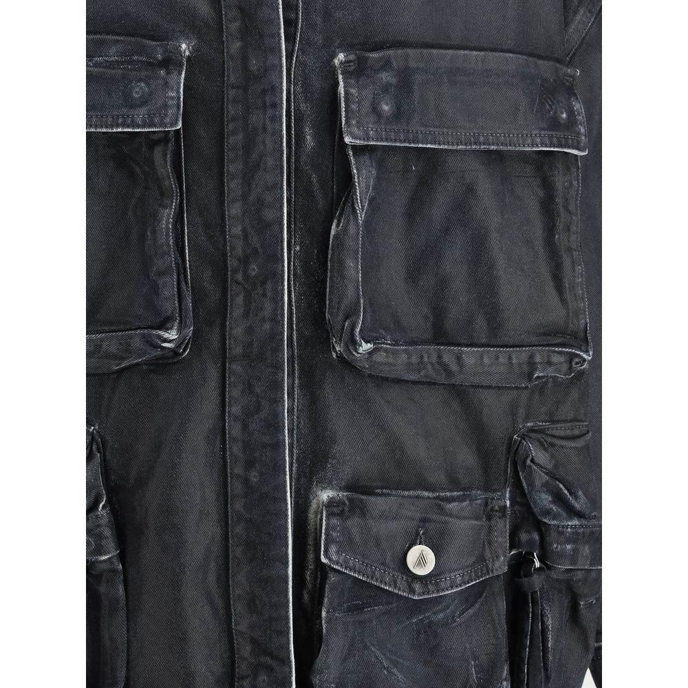 The Attico Fern Denim Jacket - Hilstor