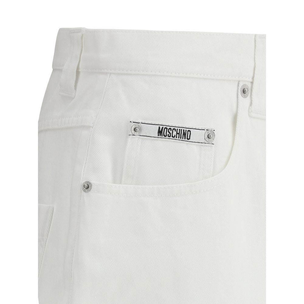 Moschino Denim Baggy Shorts - Hilstor