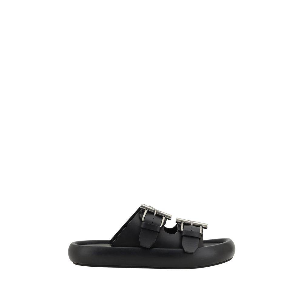 Alexander McQueen Leather Sandals - Hilstor