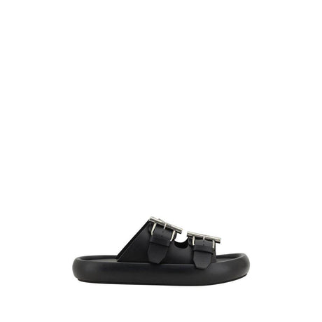 Alexander McQueen Leather Sandals - Hilstor