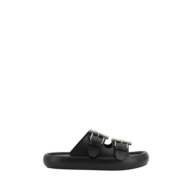 Alexander McQueen Leather Sandals - Hilstor