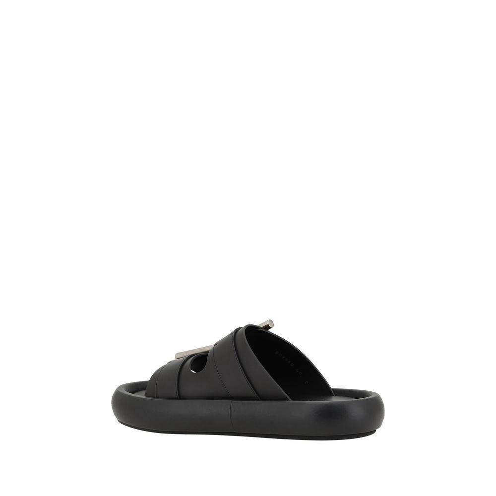Alexander McQueen Leather Sandals - Hilstor