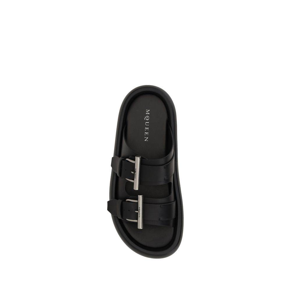 Alexander McQueen Leather Sandals - Hilstor