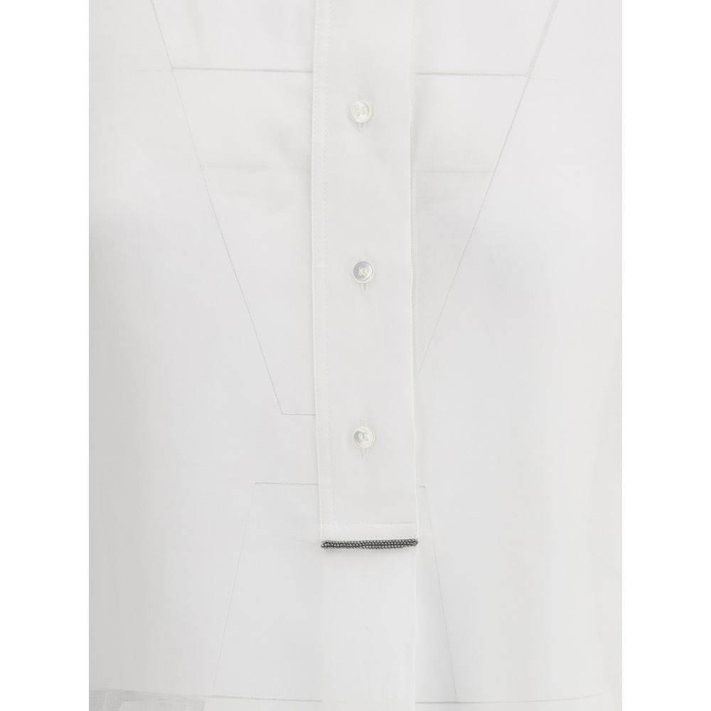 Brunello Cucinelli Semi-transparent Shirt - Hilstor
