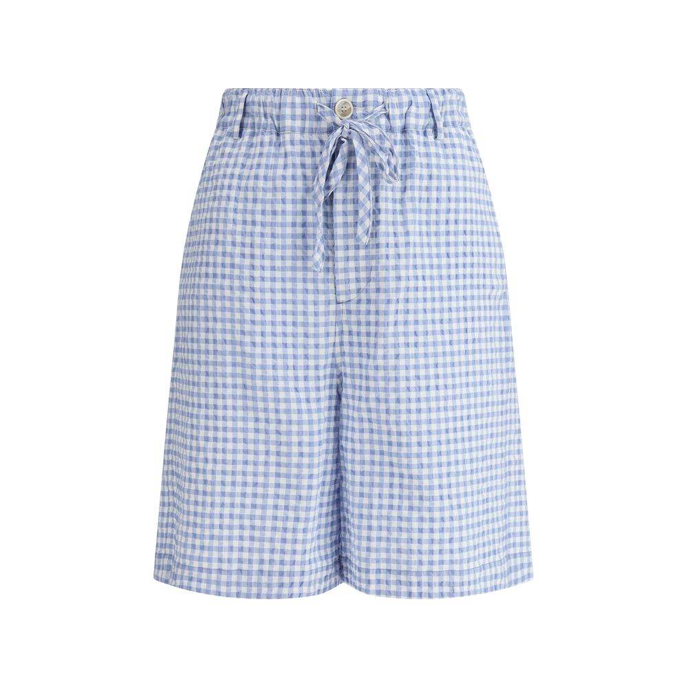 Marni knee-length Vichy Shorts - Hilstor