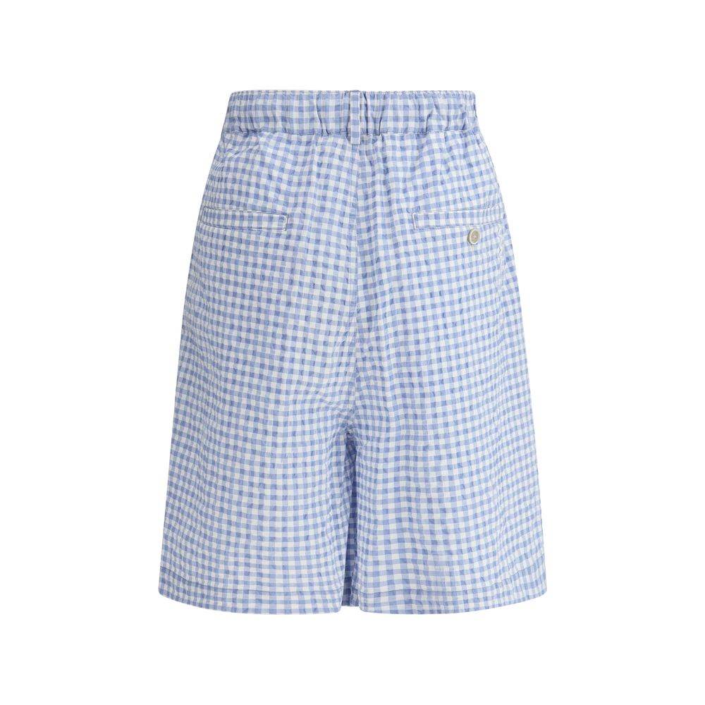 Marni knee-length Vichy Shorts - Hilstor