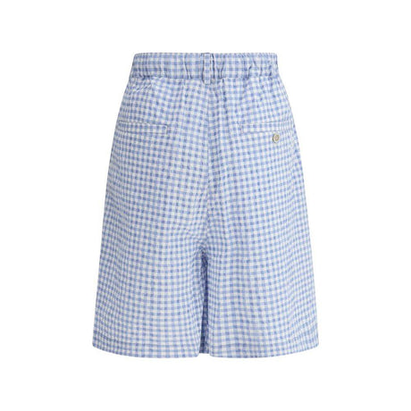 Marni knee-length Vichy Shorts - Hilstor