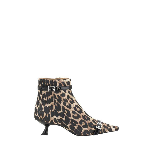 Ganni Eyelets Ankle Boots - Hilstor