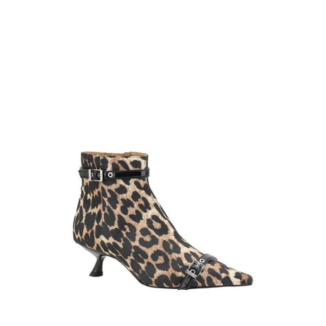 Ganni Eyelets Ankle Boots - Hilstor