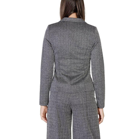 ICHI Black Polyester Suits & Blazer - Hilstor
