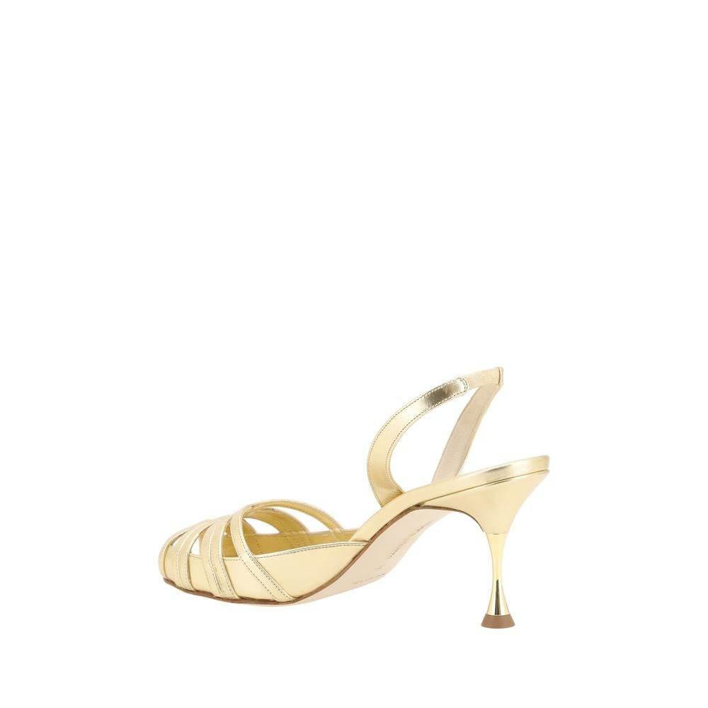 Manolo Blahnik Makanaksli Nappa Sandals - Hilstor