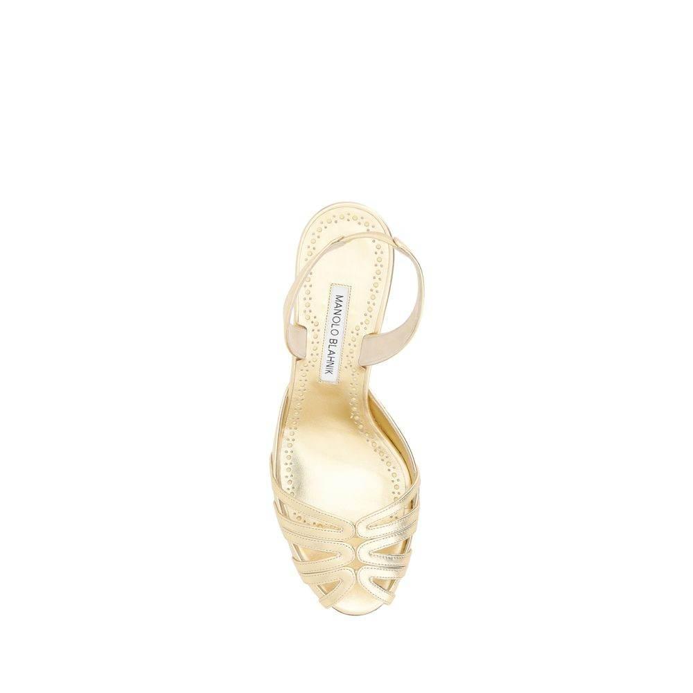 Manolo Blahnik Makanaksli Nappa Sandals - Hilstor