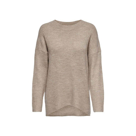 Only Beige Acrylic Sweater - Hilstor