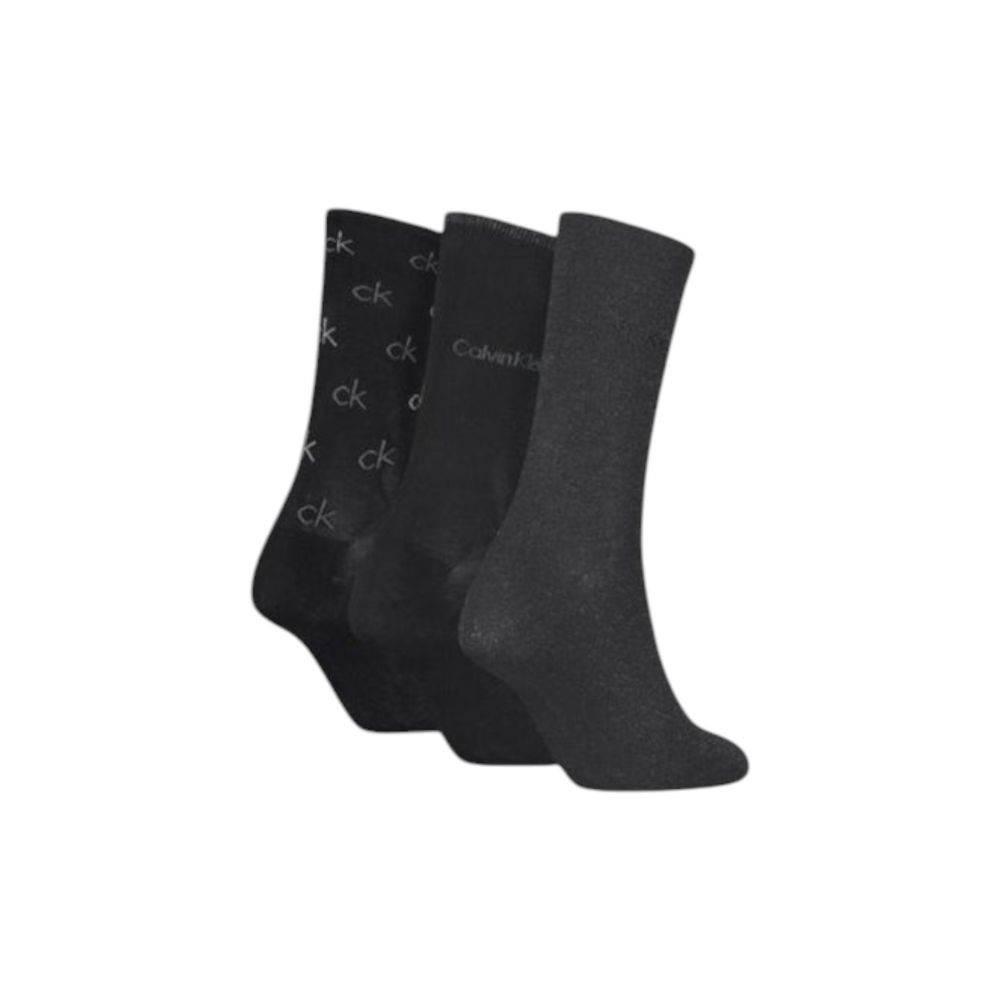 Calvin Klein Black Cotton Tights & Sock - Hilstor