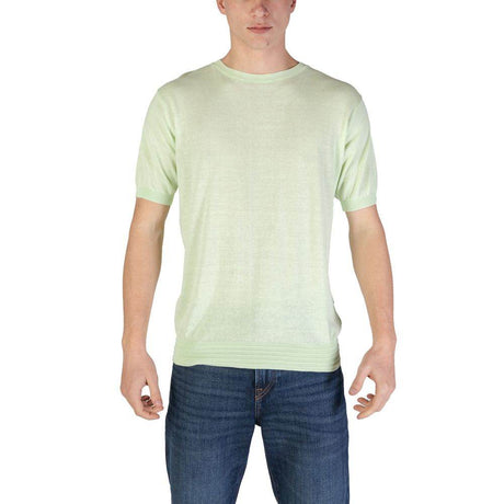 Hamaki-Ho Green Cotton T-Shirt - Hilstor