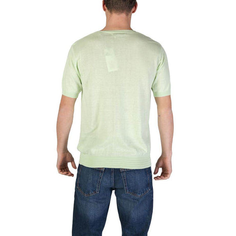 Hamaki-Ho Green Cotton T-Shirt - Hilstor